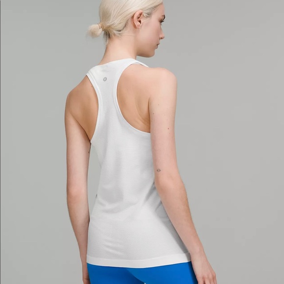 Great condition white swiftly tech racerback tank top size 8 - Picture 2 of 2
